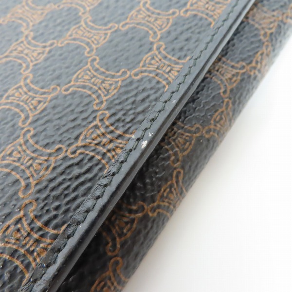 実際に弊社で買取させて頂いたCELINE/セリーヌ マカダム柄 二つ折り 長財布/ロングウォレットの画像 7枚目