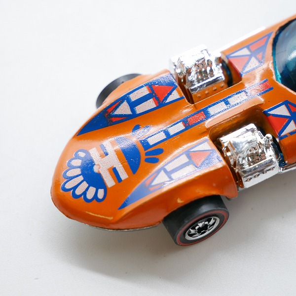 実際に弊社で買取させて頂いたMATTEL マテルのミニカ ホットウィール 34 ツインミル ミニカー 香港製の画像 8枚目