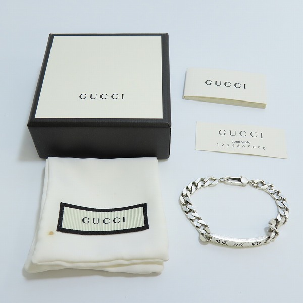 極美品☆グッチ ゴースト GG アイコン スカルドクロ チェーン