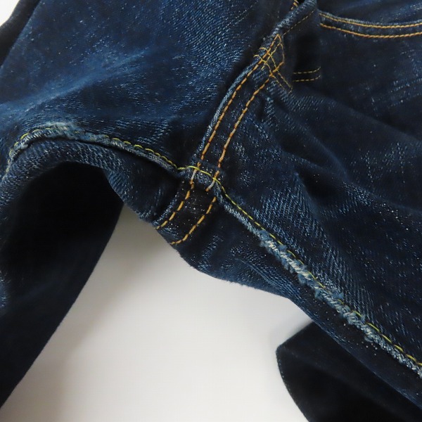 実際に弊社で買取させて頂いたTHE FLAT HEAD/フラットヘッド TIGHT FIT TAPERED STRAIGHT デニムパンツ/ジーンズ MK-DP002/31の画像 7枚目