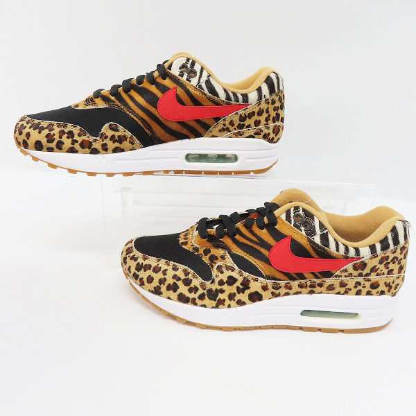 実際に弊社で買取させて頂いた【未使用】NIKE×ATMOS/ナイキ×アトモス AIR MAX 1 DLX ANIMAL PACK 2.0 エアマックス1 アニマルパック AQ0928-700/27の画像 3枚目