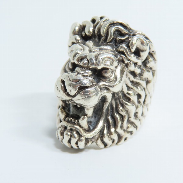 実際に弊社で買取させて頂いたLeathers＆Treasures/レザーズ＆トレジャーズ グランドライオンリング/17-18号