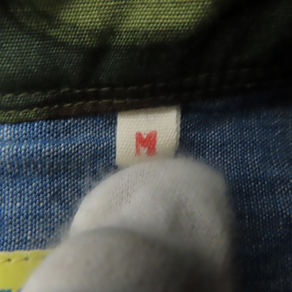 実際に弊社で買取させて頂いたSUGAR CANE×Mister Freedom/シュガーケン×ミスターフリーダム ERDL CAMO THE CONTINENTAL カモフラ 半袖シャツ SC36967/Mの画像 3枚目