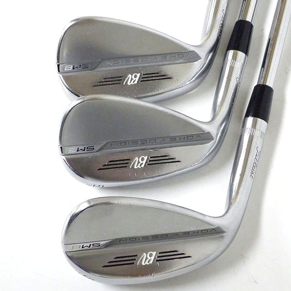実際に弊社で買取させて頂いたTitleist/タイトリスト VOKEY DESIGN/ボーケイデザイン SM8 ウェッジ 48°,52°,58° 3本セット レフティ/左きき用の画像 4枚目