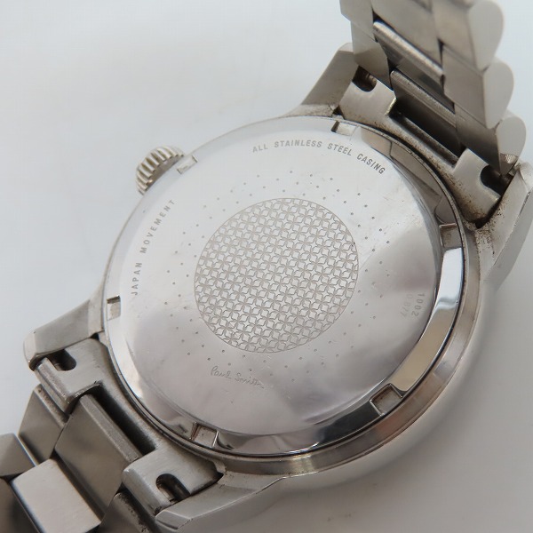 実際に弊社で買取させて頂いたPaul Smith/ポールスミス BLOCK/ブロック クォーツ 腕時計 P10024の画像 4枚目