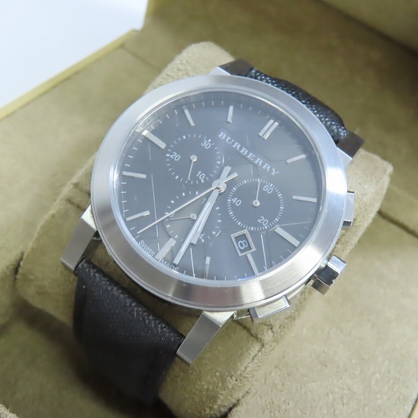実際に弊社で買取させて頂いたBURBERRY/バーバリー クロノグラフ 腕時計 BU9362