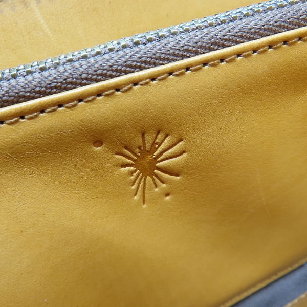 実際に弊社で買取させて頂いたMIHARA YASUHIRO/ミハラヤスヒロ 炙り出し 本革 レザー 長財布/ロングウォレット の画像 5枚目