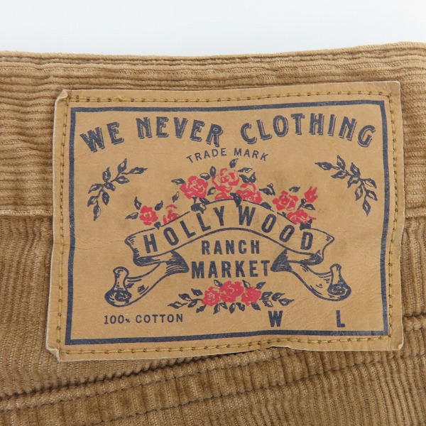 実際に弊社で買取させて頂いたHOLLYWOOD RANCH MARKET/ハリウッドランチマーケット コーデュロイ パンツ/31の画像 2枚目