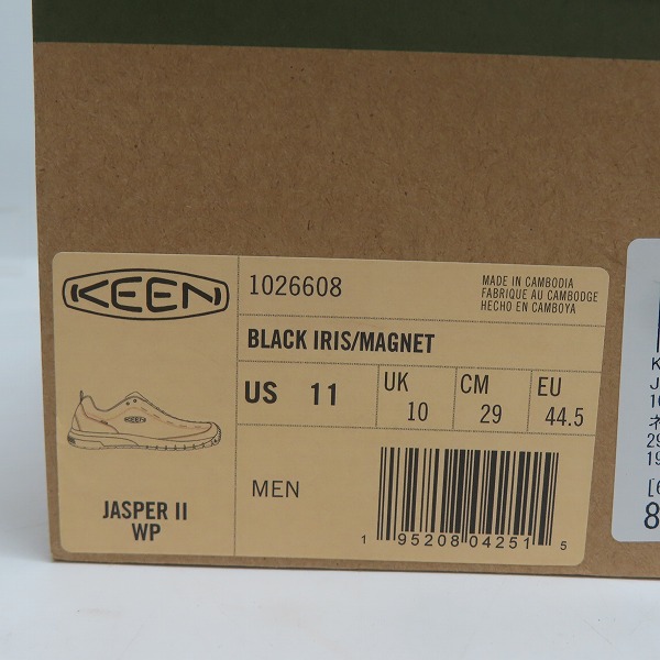 実際に弊社で買取させて頂いたKEEN/キーン JASPER II WP ジャスパー 1026608 29.0の画像 9枚目
