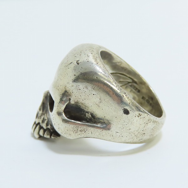 実際に弊社で買取させて頂いたCRAZY PIG/クレイジーピッグ ラージエビルスカルリング 22-23.5号 の画像 2枚目