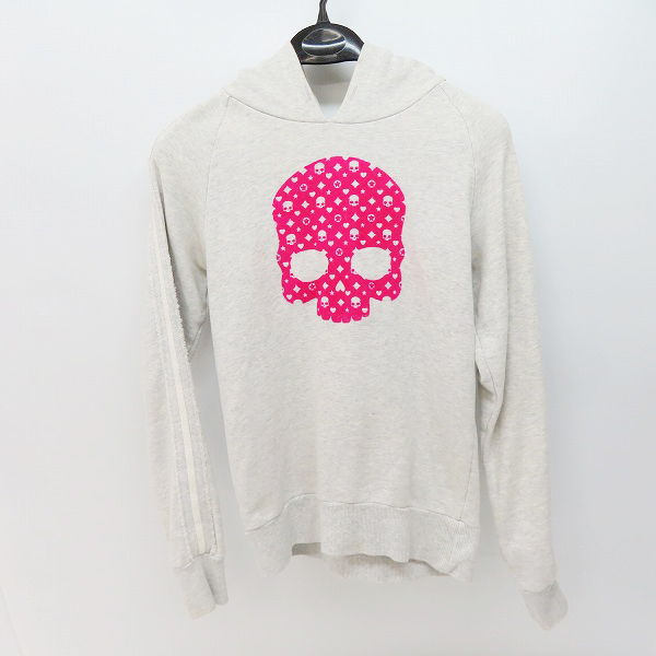実際に弊社で買取させて頂いたHYDROGEN/ハイドロゲン ピンクスカル プルオーバーパーカー
