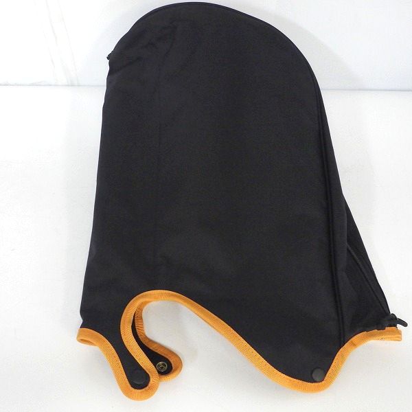 実際に弊社で買取させて頂いたBRIEFING/ブリーフィング CR-4 #02 BRG221D38 9.5型 5分割スタンド式キャディバッグ  ブラックｘオレンジの画像 8枚目