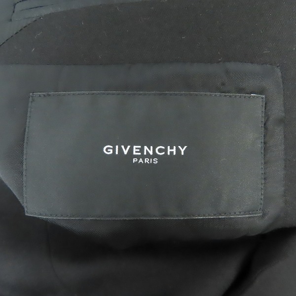 実際に弊社で買取させて頂いたGIVENCHY/ジバンシー 襟ジップ装飾 ウールテーラードジャケット G14F3241-017/50の画像 2枚目