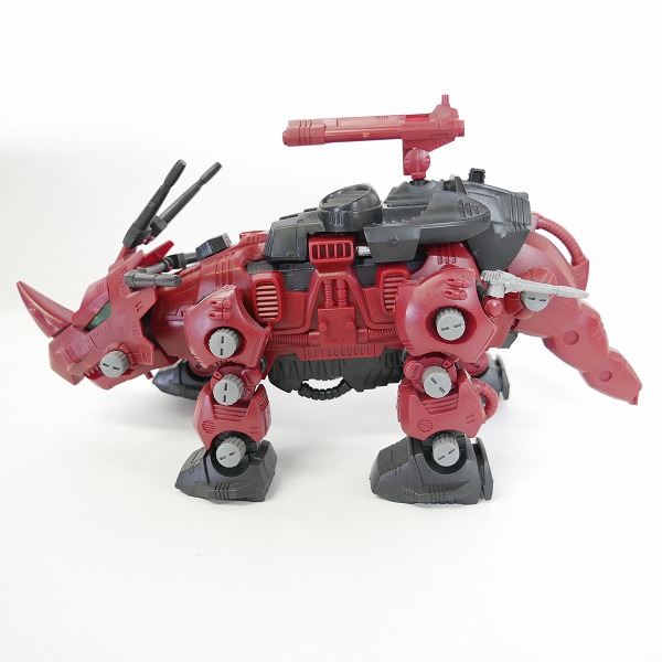 実際に弊社で買取させて頂いた【完成品/ジャンク】TOMY/トミー ZOIDS/ゾイド 1/72 レッドホーン スティラコサウルス型/プラモデルの画像 2枚目