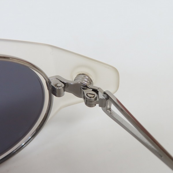 実際に弊社で買取させて頂いた JEAN PAUL GAULTIER/ジャンポールゴルチエ ヴィンテージ シルバーフレーム サングラス クリップオン 56-7202の画像 8枚目
