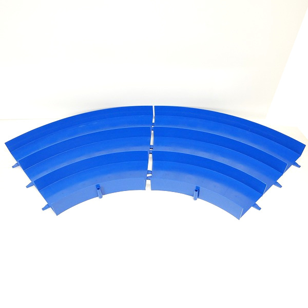 実際に弊社で買取させて頂いたTAMIYA/タミヤ ミニ四駆 ジャパンカップ ジュニアサーキット カーブ(青) 8枚セットの画像 3枚目