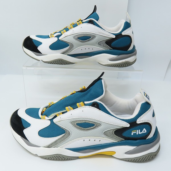 実際に弊社で買取させて頂いたFILA/フィラ BOVEASORUS 99/ボビアソラス 99 スニーカー FS1HTA3054X-WGN/US9の画像 3枚目
