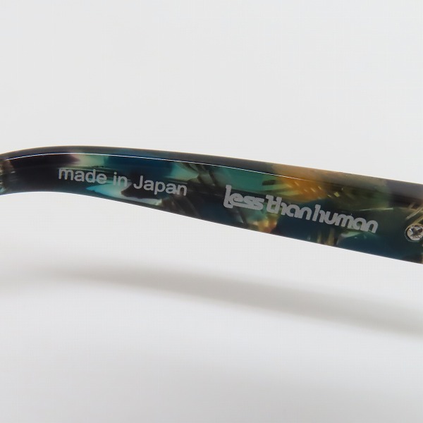 実際に弊社で買取させて頂いたLess than human/レスザンヒューマン LAX 2020 眼鏡/メガネフレームの画像 5枚目