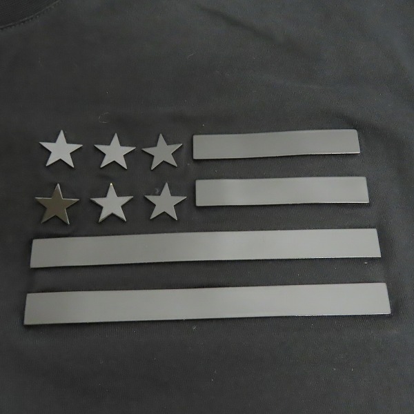 実際に弊社で買取させて頂いた【JPタグ】GIVENCHY/ジバンシィ 星条旗プレート張り クルーネック半袖Tシャツ 16F 7261 651/Sの画像 6枚目