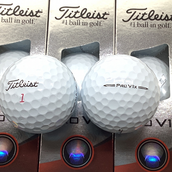 実際に弊社で買取させて頂いた(1)【未使用】Titleist/タイトリスト PRO V1x ゴルフボール ホワイト 1ダースの画像 1枚目