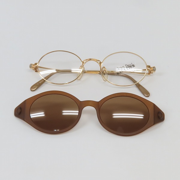 実際に弊社で買取させて頂いた JEAN PAUL GAULTIER/ジャンポールゴルチエ ヴィンテージ ゴールドフレーム サングラス クリップオン 56-7202の画像 9枚目