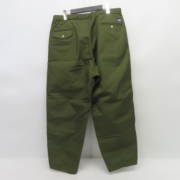 実際に弊社で買取させて頂いた【未使用】THE NORTH FACE PURPLE LABEL/ノースフェイス Stretch Twill Wide Tapered Pants テーパードパンツ NT5052N/34の画像 1枚目