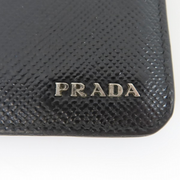 実際に弊社で買取させて頂いた【難有】PRADA/プラダ サフィアーノ 二つ折り 財布の画像 3枚目