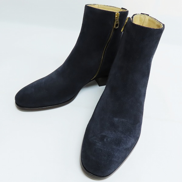 実際に弊社で買取させて頂いたdunhill/ダンヒル デューク スウェードレザー サイドジップヒールブーツ DU19R1507G7/40
