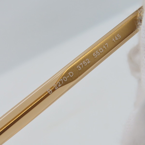 実際に弊社で買取させて頂いたBURBERRY/バーバリー メガネフレーム/眼鏡 B-2270-D 3752の画像 6枚目