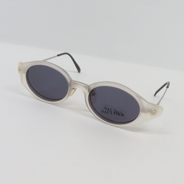 実際に弊社で買取させて頂いた JEAN PAUL GAULTIER/ジャンポールゴルチエ ヴィンテージ シルバーフレーム サングラス クリップオン 56-7202