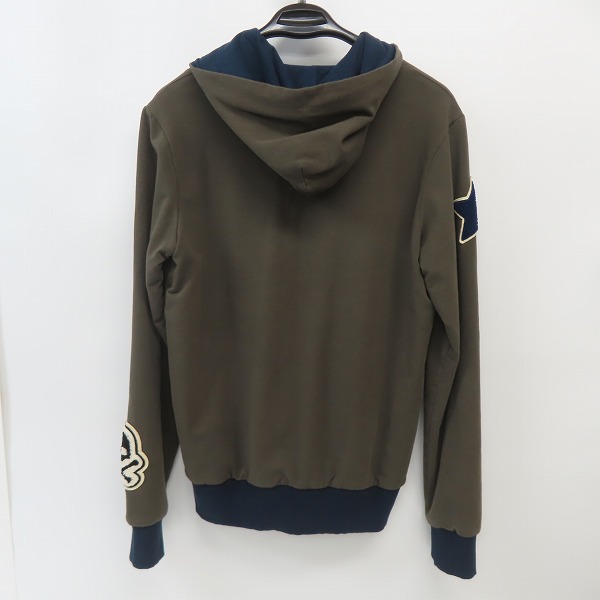 実際に弊社で買取させて頂いたHYDROGEN/ハイドロゲン BRONZAJI ブロンザージ エンブレム ワッペン ジップアップパーカー/Sの画像 1枚目