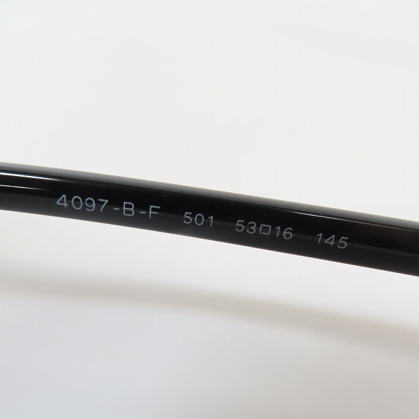 実際に弊社で買取させて頂いたBVLGARI/ブルガリ メガネフレーム アイウェア 4097-B-F 501の画像 7枚目