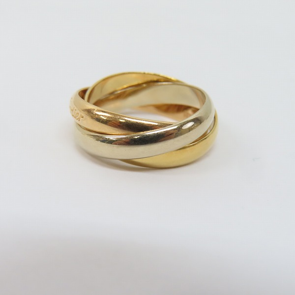実際に弊社で買取させて頂いたCartier/カルティエ トリニティ リング/指輪 750/K18PG/YG/WG 52/12号の画像 2枚目