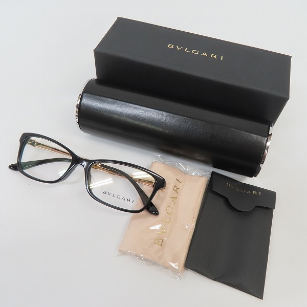 実際に弊社で買取させて頂いたBVLGARI/ブルガリ メガネフレーム アイウェア 4111-B-F 501の画像 9枚目