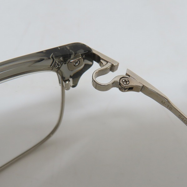 実際に弊社で買取させて頂いた999.9/フォーナインズ コンビネーション 眼鏡/メガネフレーム/アイウェア M-16 9702の画像 5枚目