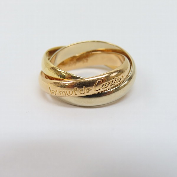 実際に弊社で買取させて頂いたCartier/カルティエ トリニティ リング/指輪 750/K18PG/YG/WG 52/12号の画像 1枚目