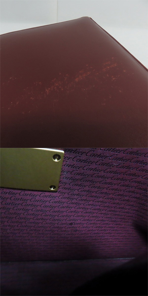 実際に弊社で買取させて頂いたCartier/カルティエ パシャ・ドゥ・カルティエ レザー ブリーフケースの画像 9枚目