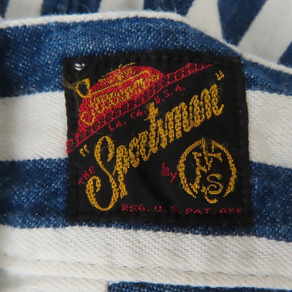 実際に弊社で買取させて頂いたSUGAR CANE/シュガーケーン ボーダー マリーン ショートパンツ /W32の画像 2枚目