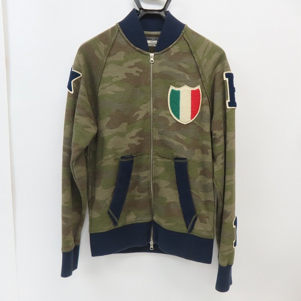 実際に弊社で買取させて頂いたHYDROGEN/ハイドロゲン BRONZAJI ブロンザージ エンブレムワッペン カモフラ ジップアップブルゾン/M