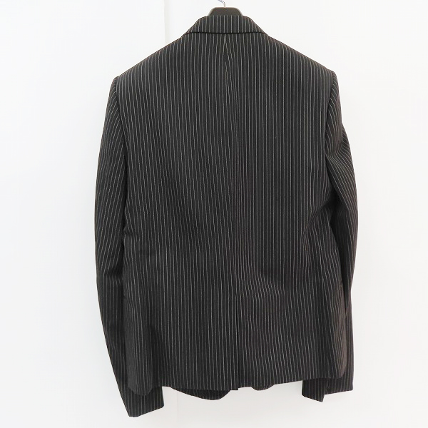 実際に弊社で買取させて頂いたNUMBER (N)INE/ナンバーナイン ナイトクローラー期 裏地チェック ストライプ テーラードジャケット/2の画像 1枚目