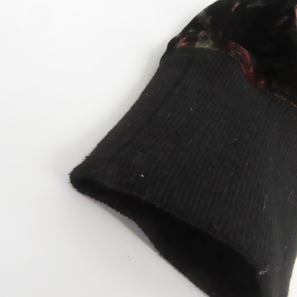 実際に弊社で買取させて頂いたNO ID. BLACK/ノーアイディーブラック 22SS ベロア切替BIGプルオーバーパーカ 448006-579T/ONEの画像 7枚目