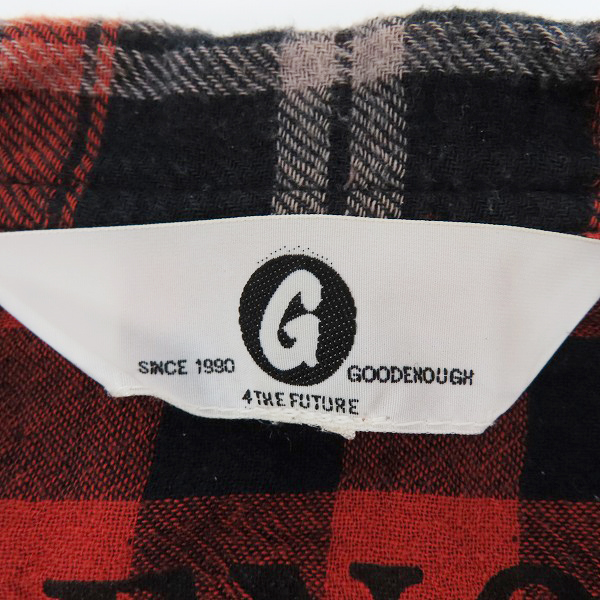 実際に弊社で買取させて頂いたGOOD ENOUGH/グッドイナフ 長袖 チェックシャツ/3の画像 2枚目