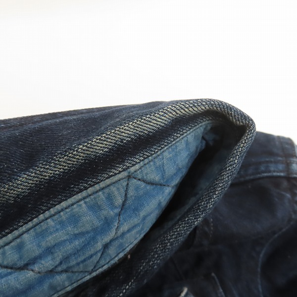 実際に弊社で買取させて頂いたSUGAR CANE×Mister Freedom/シュガーケン×ミスターフリーダム CPOシャツ デニムシャツ SC12113/Mの画像 7枚目