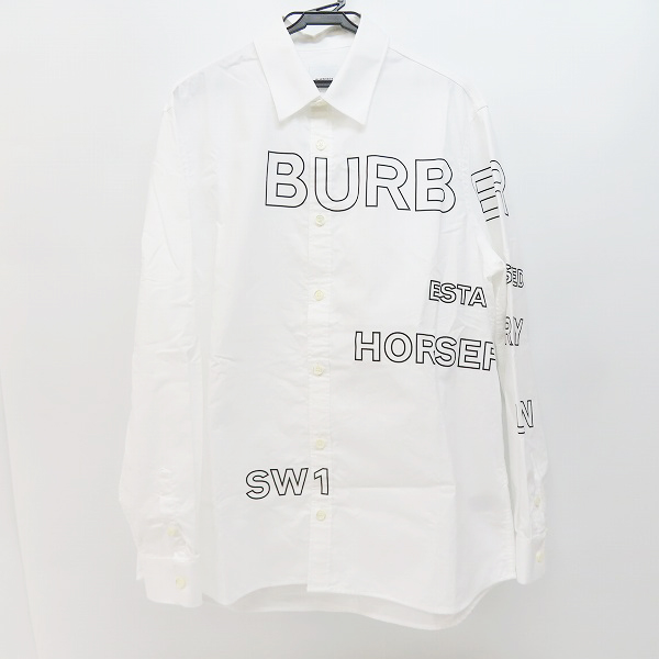 実際に弊社で買取させて頂いた【JPタグ】BURBERRY/バーバリー 21SS ホースフェリー プリント 長袖シャツ 8036768/M