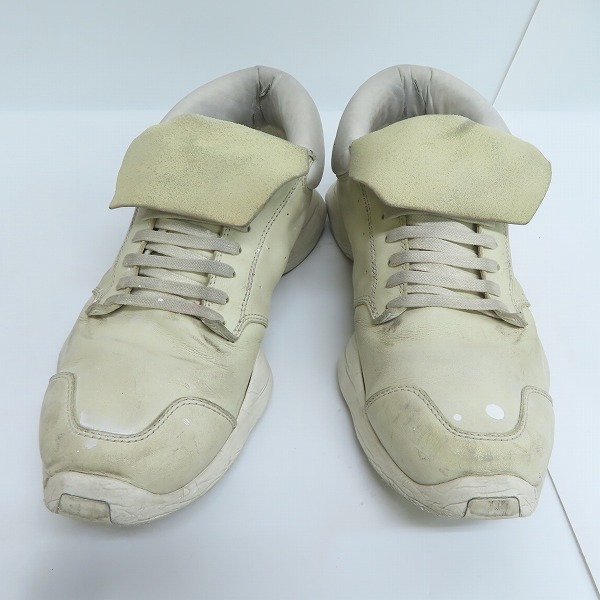 実際に弊社で買取させて頂いた【観賞用】Rick Owens×adidas/リックオウエンス×アディダス ROランナー オフホワイト AQ2826/27