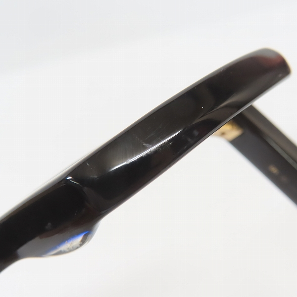 実際に弊社で買取させて頂いたOLIVER GOLDSMITH/オリバーゴールドスミス ZAK アイウェア/度入り眼鏡/メガネフレームの画像 9枚目