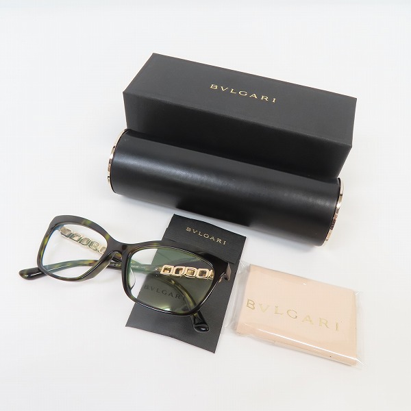 実際に弊社で買取させて頂いたBVLGARI/ブルガリ メガネフレーム アイウェア 4116-B-F 504の画像 9枚目