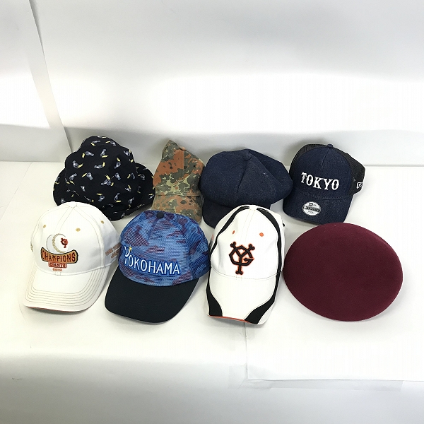 実際に弊社で買取させて頂いた【おまとめ品/未使用品含む】NIKE/ナイキ NEW ERA/ニューエラ Dickies/ディッキーズ 他 バケットハット/キャップ 等の画像 5枚目