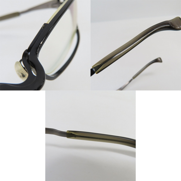 実際に弊社で買取させて頂いた999.9/フォーナインズ 度入り メタルフレーム 眼鏡/メガネフレーム/アイウェア S-592Tの画像 8枚目