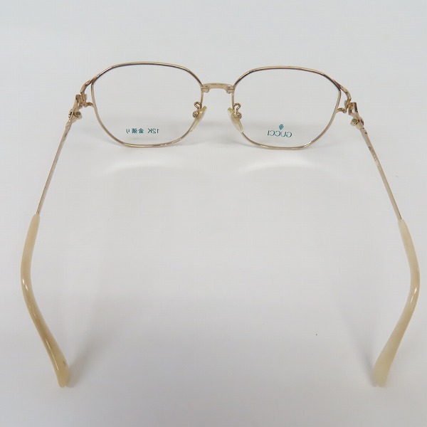 実際に弊社で買取させて頂いたGUCCI/グッチ ビンテージ 眼鏡/メガネフレーム 12KGF 12金張り GG‐3303の画像 3枚目